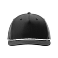 Richardson 258 Five-Panel Classic Rope Cap - Black/White