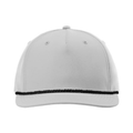 Richardson 258 Five-Panel Classic Rope Cap - Light Gray/Black