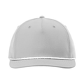 Richardson 258 Five-Panel Classic Rope Cap - Light Grey/White