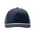 Richardson 258 Five-Panel Classic Rope Cap - Navy/White