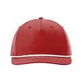 Richardson 258 Five-Panel Classic Rope Cap - Red/White
