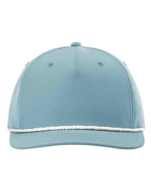 Richardson Five-Panel Classic Rope Cap - 258 - Smoke Blue/White