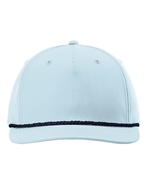 Richardson Five-Panel Classic Rope Cap - 258 - Soft Blue/Navy