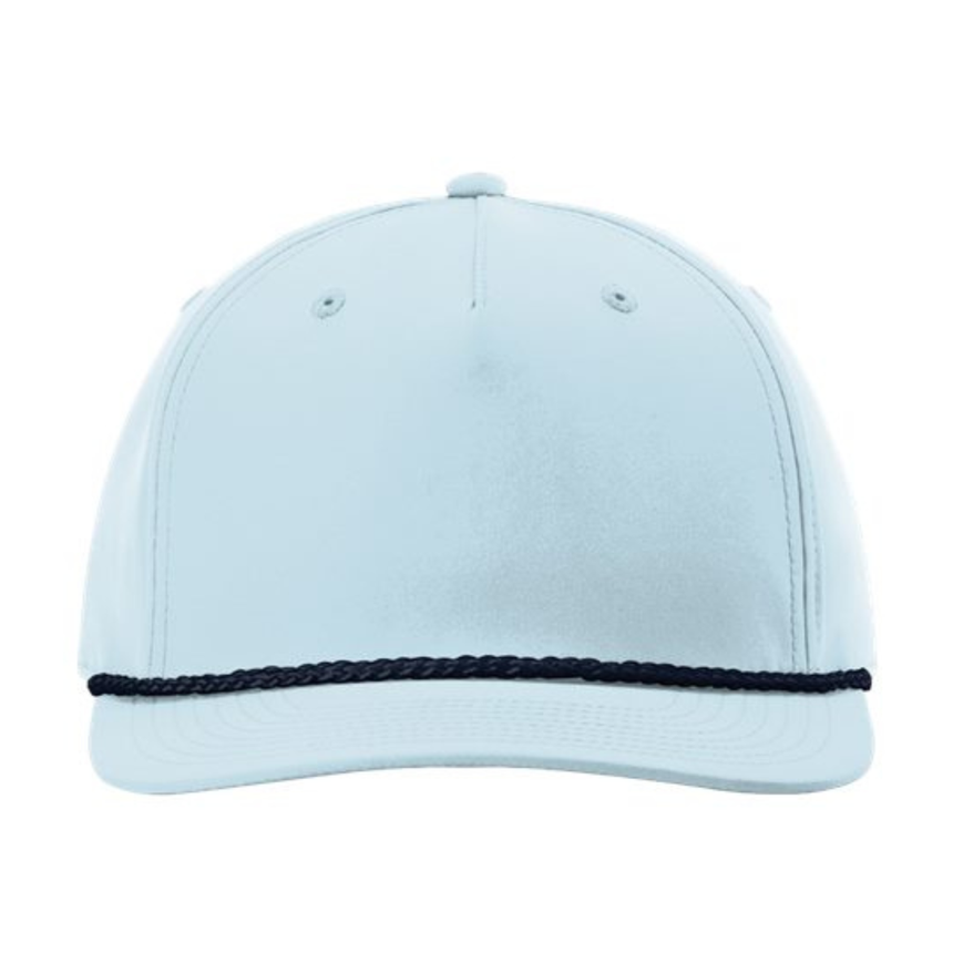 Richardson 258 Five-Panel Classic Rope Cap - Soft Blue/Navy