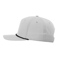 Richardson 258 Five-Panel Classic Rope Cap - Light Gray/Black
