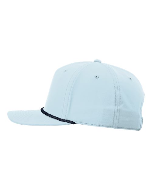 Richardson Five-Panel Classic Rope Cap - 258 - Soft Blue/Navy