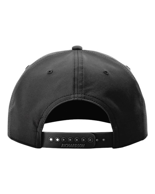 Richardson Five-Panel Classic Rope Cap - 258 - Black/White