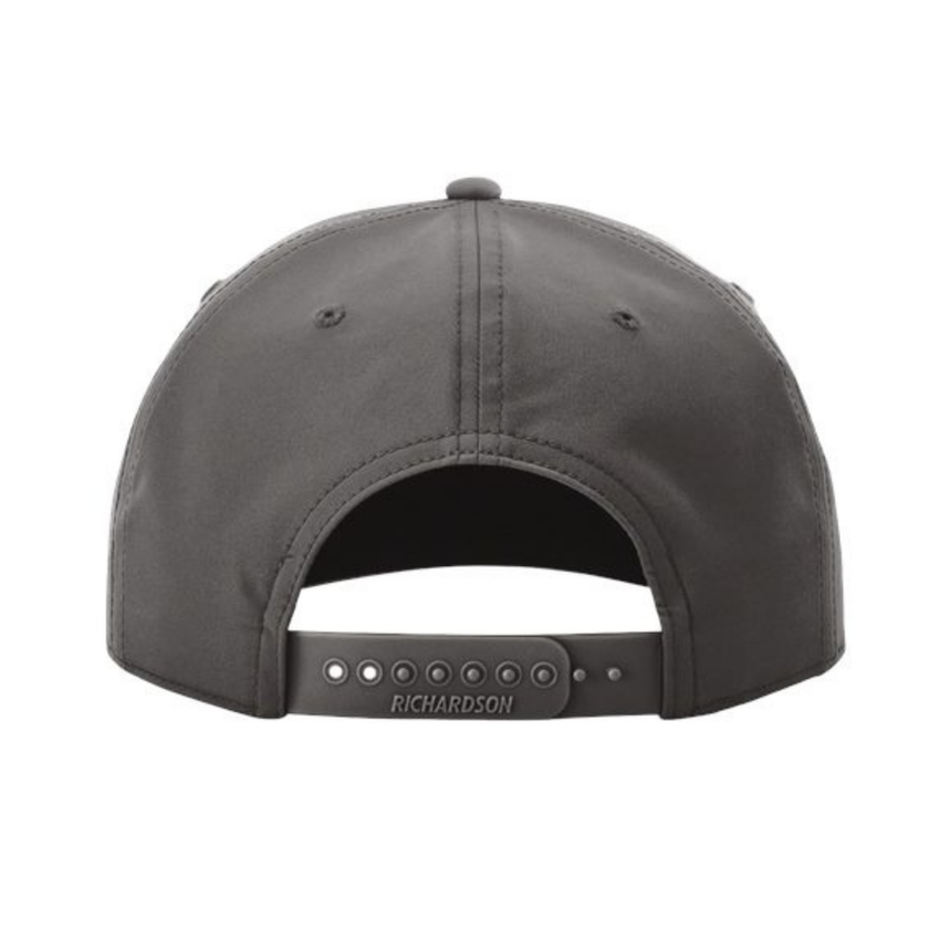 Richardson 258 Five-Panel Classic Rope Cap - Dark Grey/White