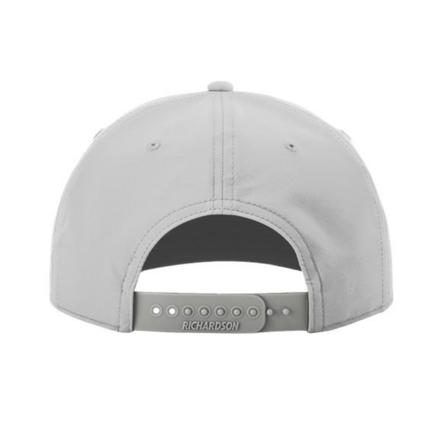 Richardson 258 Five-Panel Classic Rope Cap - Light Gray/Black