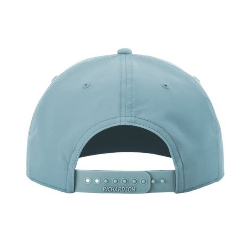Richardson 258 Five-Panel Classic Rope Cap - Smoke Blue/White