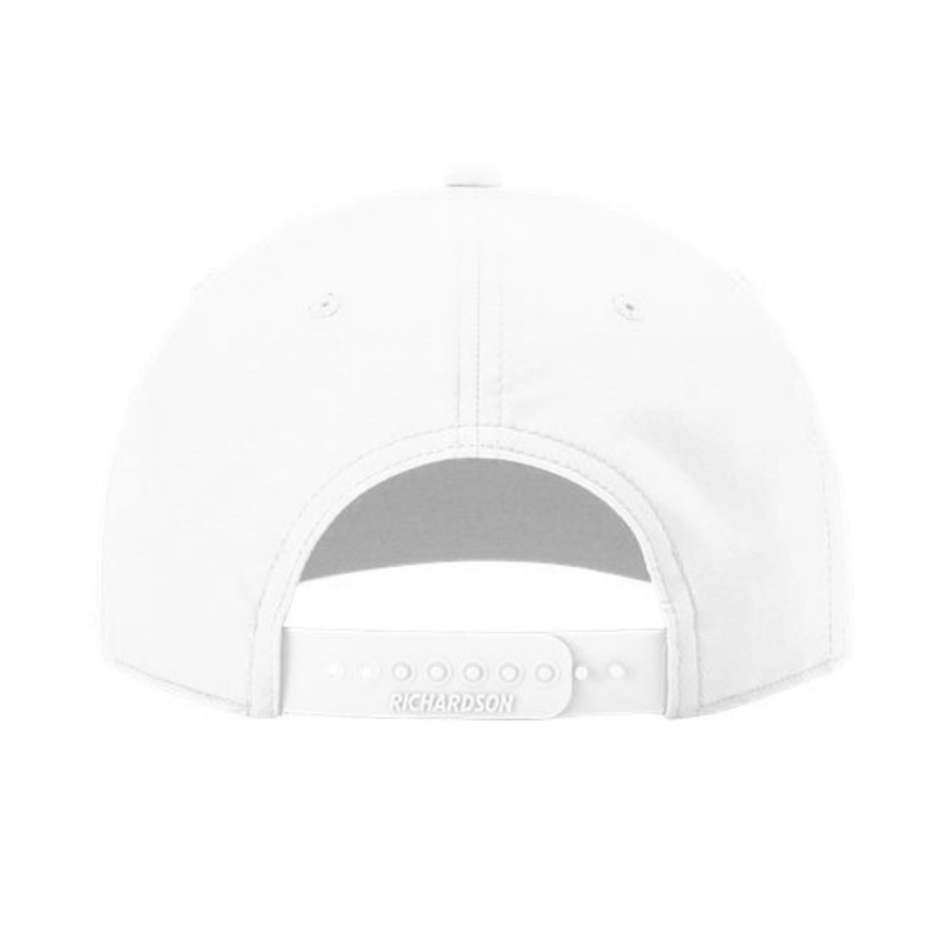 Richardson 258 Five-Panel Classic Rope Cap - White/Kelly Green