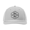 Richardson 258 Five-Panel Classic Rope Cap - Light Gray/White