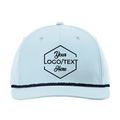 Richardson 258 Five-Panel Classic Rope Cap - Soft Blue/Navy