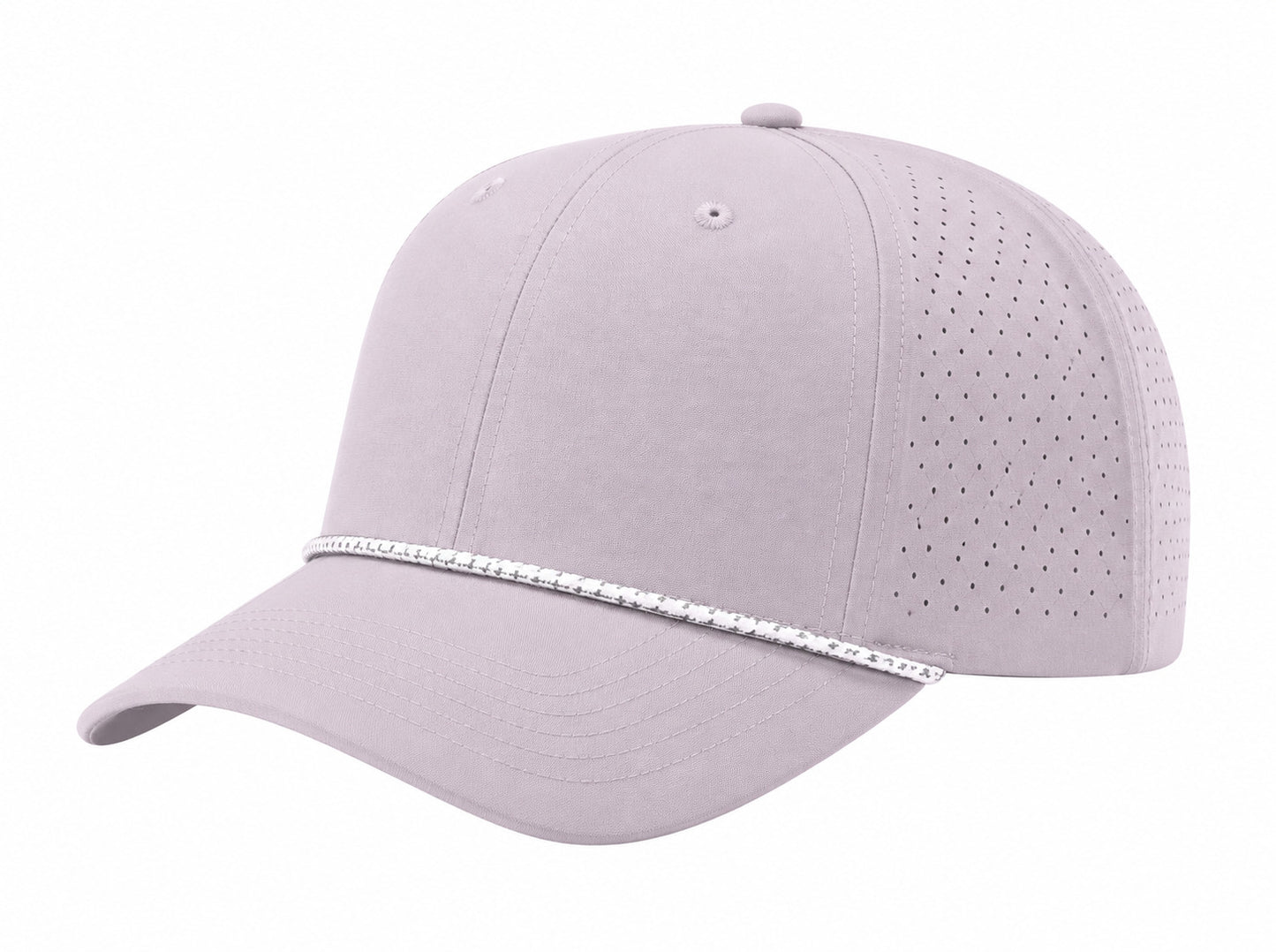 Richardson Laser Perf Performance Rope Cap - Lilac/White/Grey