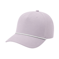 Richardson 355 Laser Perf Performance Rope Cap - Lilac/White/Grey
