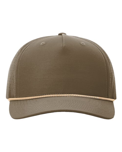 Richardson Laser Perf Performance Rope Cap - Dark Loden/Tannin
