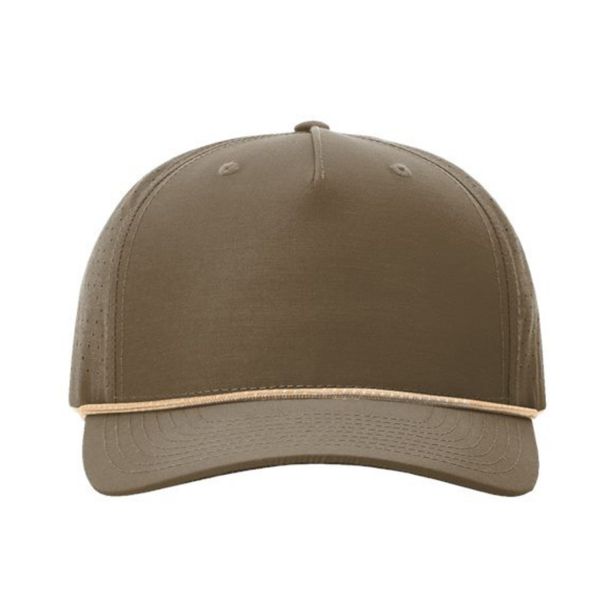 Richardson 355 Laser Perf Performance Rope Cap - Dark Loden/Tannin