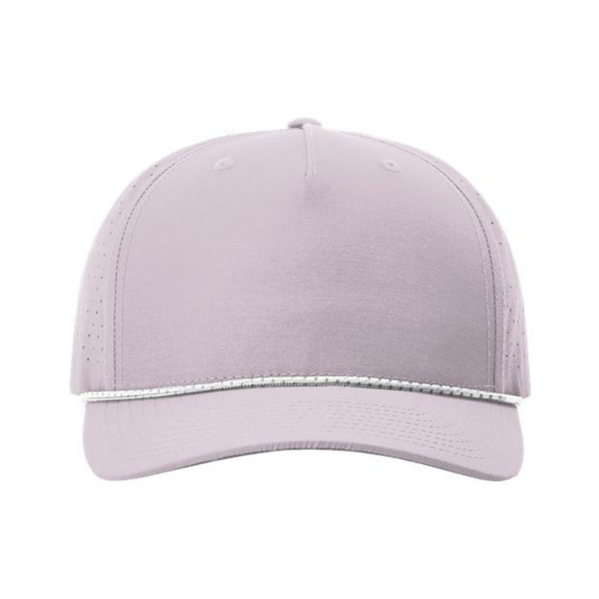 Richardson 355 Laser Perf Performance Rope Cap - Lilac/White/Grey