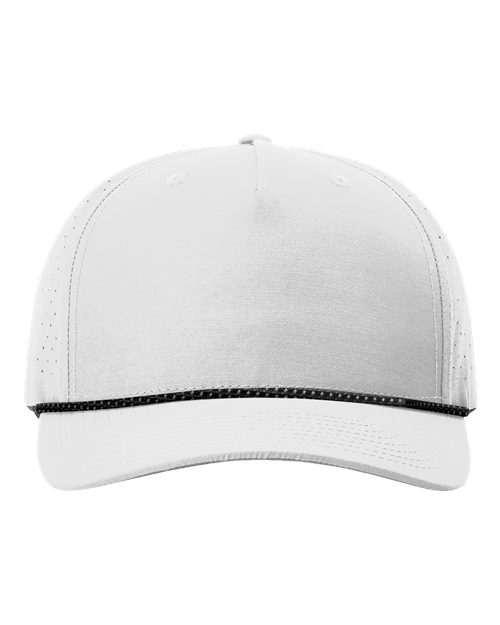Richardson Laser Perf Performance Rope Cap - Silver/Black/Silver