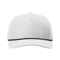 Richardson 355 Laser Perf Performance Rope Cap - Silver/Black/Silver
