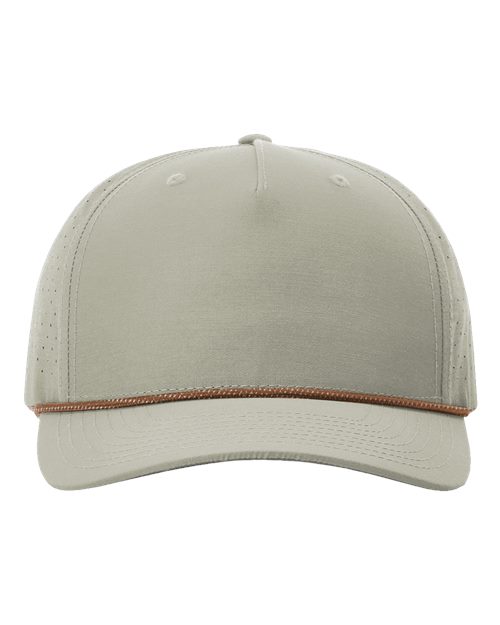 Richardson Laser Perf Performance Rope Cap - Trenchcoat/Russet/Grey
