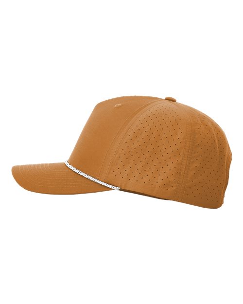 Richardson Laser Perf Performance Rope Cap - Clay/White/Black