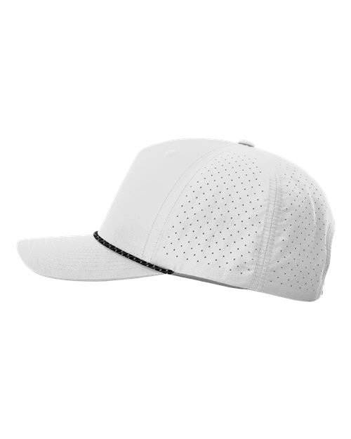 Richardson Laser Perf Performance Rope Cap - Silver/Black/Silver