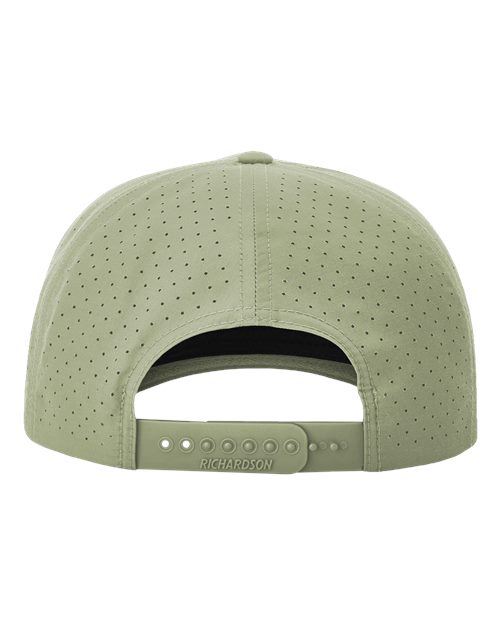 Richardson Laser Perf Performance Rope Cap - Light Olive/Olive
