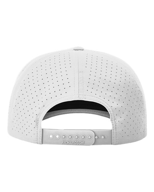 Richardson Laser Perf Performance Rope Cap - Silver/Black/Silver