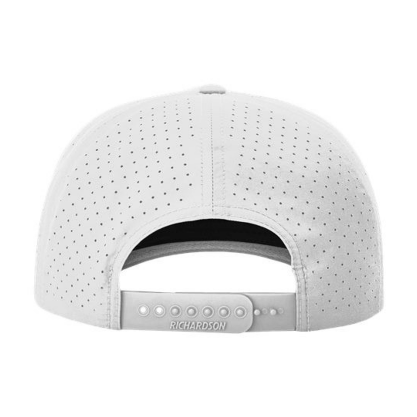 Richardson 355 Laser Perf Performance Rope Cap - Silver/Black/Silver