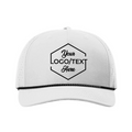 Richardson 355 Laser Perf Performance Rope Cap - Silver/Black/Silver