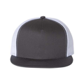 Yupoong 6006 Classic Five-Panel Trucker Cap - Charcoal/White