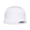 Yupoong 6006 Classic Five-Panel Trucker Cap - White