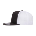 Yupoong 6006 Classic Five-Panel Trucker Cap - Black/White