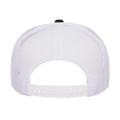 Yupoong 6006 Classic Five-Panel Trucker Cap - Black/White
