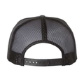 Yupoong 6006 Classic Five-Panel Trucker Cap - Charcoal/Black