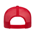 Yupoong 6006 Classic Five-Panel Trucker Cap - Red/White