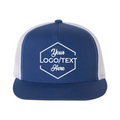 Yupoong 6006 Classic Five-Panel Trucker Cap - Royal Blue/White