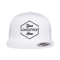 Yupoong 6006 Classic Five-Panel Trucker Cap - White