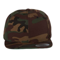 Yupoong 6089M Flat Bill Snapback - Green Camo