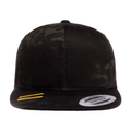 Yupoong 6089M Flat Bill Snapback - Multicam Black