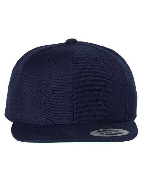 6089M Flat Bill Snapback - Navy