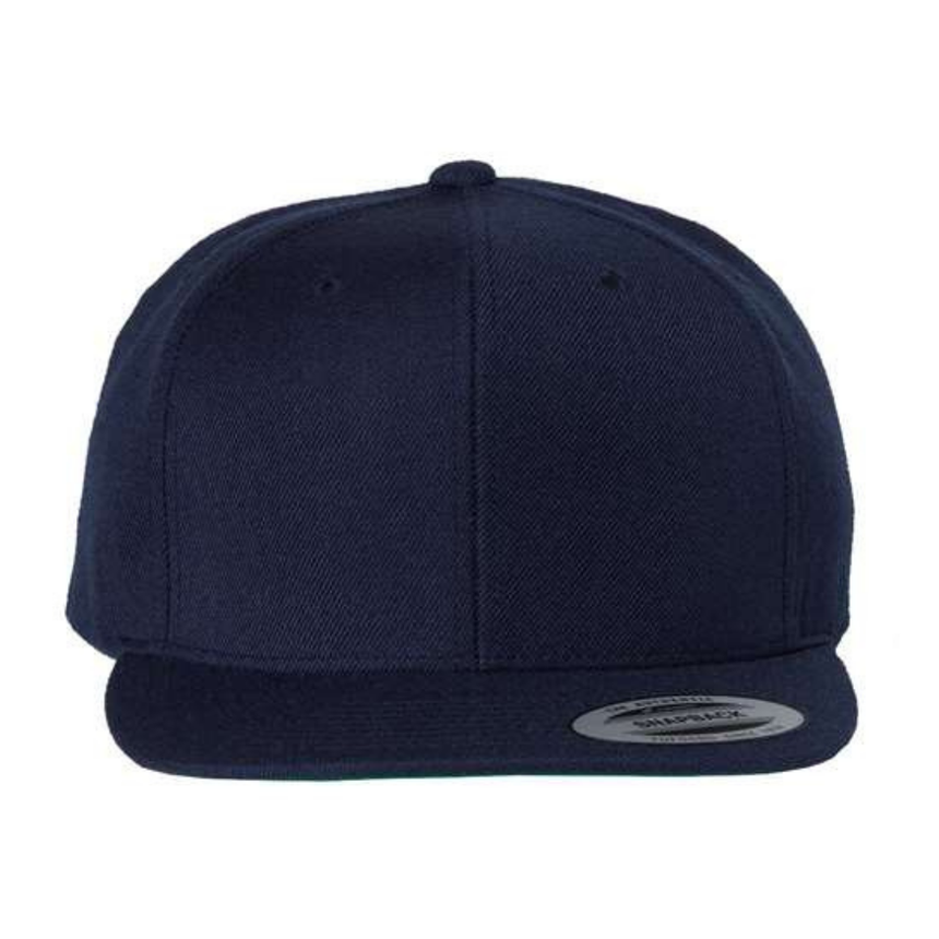 Yupoong 6089M Flat Bill Snapback - Navy