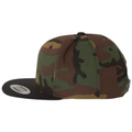 Yupoong 6089M Flat Bill Snapback - Camo Black