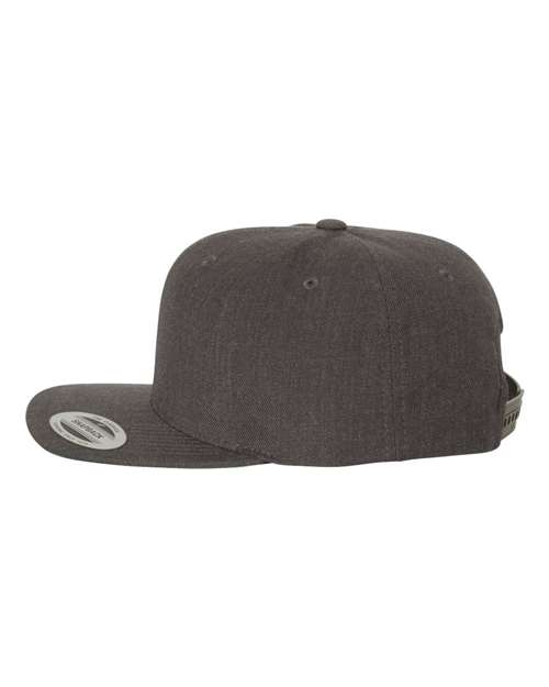 6089M Flat Bill Snapback - Dark Heather