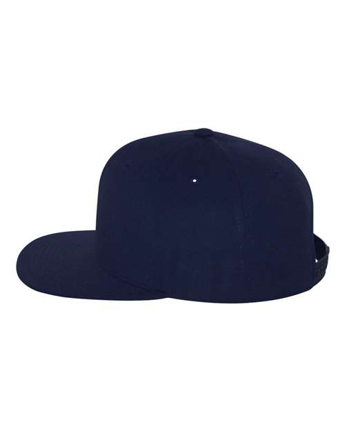 6089M Flat Bill Snapback - Navy