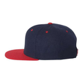 Yupoong 6089M Flat Bill Snapback - Navy/Red