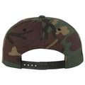 Yupoong 6089M Flat Bill Snapback - Green Camo