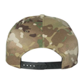 Yupoong 6089M Flat Bill Snapback - Multicam Green