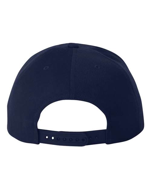 6089M Flat Bill Snapback - Navy
